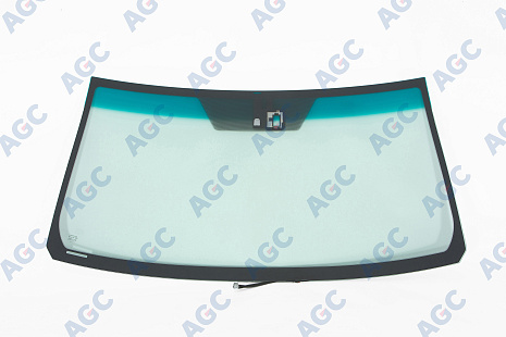 Фото MGC TOYOTA LANDCRUISER J200 2008- Стекло ветровое Зеленое/Зеленая полоса -С обогревом зоны дворников-ДД-VIN-Изм.шелк