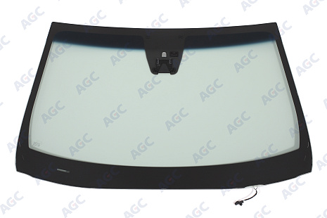 Фото MGC HYUNDAI SANTA FE 2016-2018 Стекло ветровое Зеленое + Solar Control - Кам -С обогревом зоны дворников-ДД- Без Датч.влажн