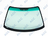 Фото MGC HONDA ACCORD 1998-2002 Стекло ветровое Зеленое/Зеленая полоса - VIN