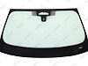 Фото MGC BMW X6 G06 2020- Стекло ветровое Зеленое + Шумоизоляция - Шелк под Кам.широкую- Шелк для ДД- HUD -VIN -Ниж.молдинг