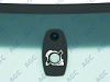 Фото MGC BMW X6 E71 2009-2014 Стекло ветровое Зеленое/Серая полоса + Solar control -Изм.ДД-VIN