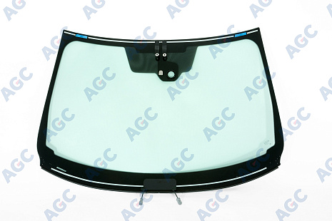 Фото MGC NISSAN QASHQAI P32S 2014- Стекло ветровое Зеленое + Шумоизоляция -С полным обогревом-ДД-VIN-Инкапс