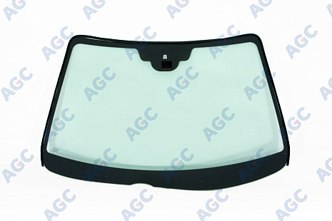 Фото AGC MAZDA 6 2005- Стекло ветровое Зеленое -ДД-Доп.обор- Изм.шелк для держ.зерк