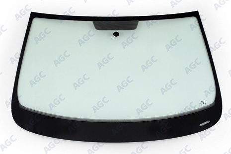 Фото NDG SKODA RAPID I 2012-/RAPID II/VW POLO VI/JETTA VA3 2020- Стекло ветровое Зеленое - Solar control -VIN (Без молдинга)