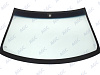 Фото MGC NISSAN ALMERA 2000-/ALMERA CLASSIC 2006- Стекло ветровое Зеленое/Голубая полоса + Solar control- Держ.зерк