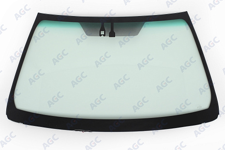 Фото MGC TOYOTA CAMRY 2014-2018 Стекло ветровое Зеленое/Зеленая полоса + Шумоизоляция -С обогревом зоны дворников-ДД - Доп.обор