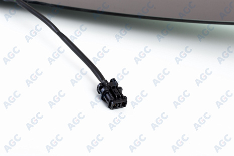 Фото AGC NISSAN PATROL Y62/ INFINITI QX56 2010- Стекло ветровое Зеленое/Голубая полоса -С обогревом зоны дворников-ДД-VIN