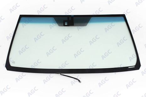 Фото NDG TOYOTA LANDCRUISER J200 2008- Стекло ветровое Зеленое/Зеленая полоса -С обогревом зоны дворников-Место для ДД-VIN-Изм.шелк