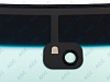 Фото MGC NISSAN PATHFINDER/NAVARA 2005- Стекло ветровое Зеленое/Голубая полоса + Solar control -ДД-VIN-Инкапс- Изм.шелк