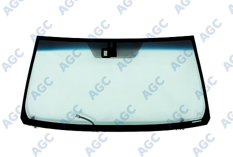 Фото MGC TOYOTA LANDCRUISER J200 2012- Стекло ветровое Зеленое/Голубая полоса + Шумоизоляция  -С полным обогревом+зоны дворников-ДД-VIN-Изм.шелк