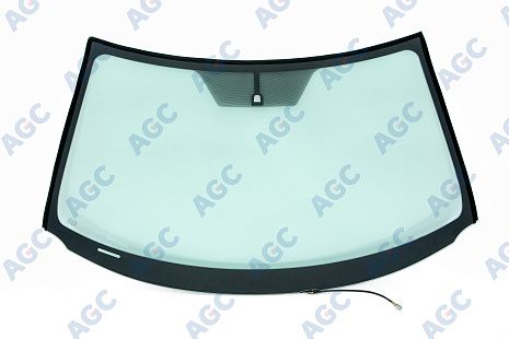 Фото MGC TOYOTA HIGHLANDER 2007- Стекло ветровое Зеленое -С обогревом зоны дворников-VIN-Доп.обор