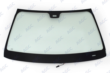 Фото NDG MERCEDES S-CLASS W221 2005- Стекло ветровое Зеленое - Solar control -С обогревом зоны дворников -Место для ДД- Инкапс - Без молдинга