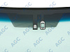 Фото MGC TOYOTA LANDCRUISER 150 PRADO 2009- Стекло ветровое Зеленое/Голубая полоса + Solar control -С обогревом зоны дворников-ДД-Доп.обор