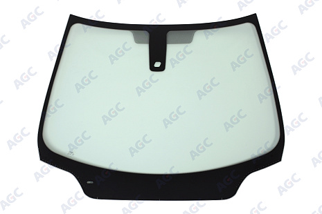 Фото NDG PEUGEOT 307 2005- Стекло ветровое Зеленое - Solar Control - Шелк под Изм.ДД- VIN - Изм.шелк (без молдинга)