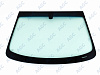Фото MGC CHEVROLET AVEO 2011- Стекло ветровое Зеленое/Голубая полоса + Solar control -VIN
