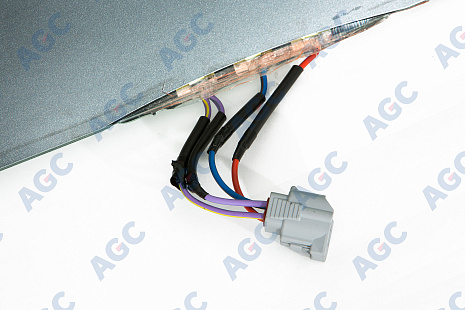 Фото MGC TOYOTA LANDCRUISER 150 PRADO 2013- Стекло ветровое Зеленое/Голубая полоса + Шумоизоляция -С полным обогревом-ДД-VIN-Инкапс-Изм.шелк