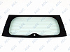 Фото MGC MITSUBISHI OUTLANDER 5D ВН 2012- Стекло заднее Зеленое
