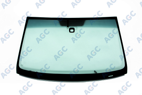 Фото MGC VOLKSWAGEN TOUAREG/PORSCHE CAYENNE 2007- Стекло ветровое Зеленое/Серая полоса + Solar control -С полным обогревом-ДД-VIN-Инкапс- Изм.шелк