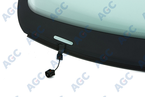 Фото MGC VOLKSWAGEN JETTA 2015- Стекло ветровое Зеленое - Solar control -С полным обогревом-VIN-Инкапс- Из.разм