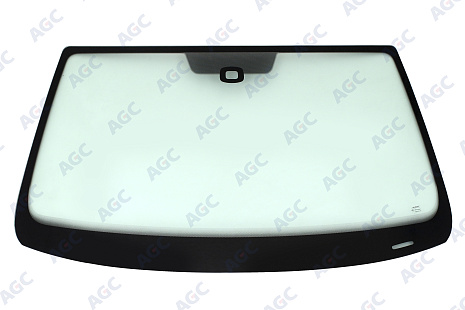 Фото NDG VOLKSWAGEN JETTA 2011- Стекло ветровое Зеленое - Solar control -Место для ДД-VIN-Из.разм (без модинга)