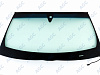 Фото MGC INFINITI FX (S51)/QX70 2008- Стекло ветровое Зеленое/Голубая полоса + Solar control -С обогревом зоны дворников-ДД-VIN-Инкапс