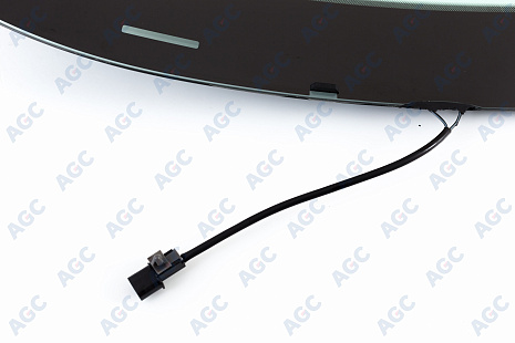 Фото MGC HYUNDAI TUCSON 2004- Стекло ветровое Зеленое/Голубая полоса -С обогревом зоны дворников-VIN-Изм.полож.держ.зерк