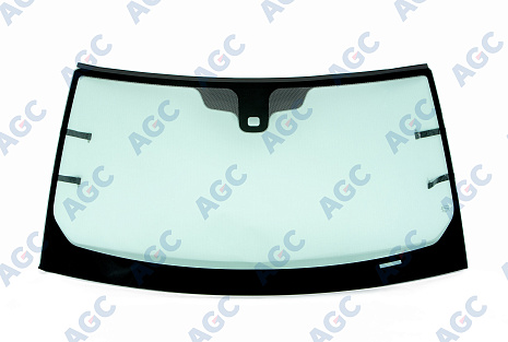 Фото MGC LAND ROVER DISCOVERY IV 2009- Стекло ветровое Зеленое - Solar control -С полным обогревом-Изм.ДД-VIN-Доп.обор-Изм.держ.зерк+шелк