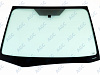 Фото MGC IMPREZA IV 2012-/ XV 2012-/ WRX STI 2015- / LEVORG 2015- Стекло ветровое Зеленое - Solar control -VIN