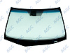 Фото AGC HONDA ACCORD 2011- Стекло ветровое Зеленое/Голубая полоса + Шумоизоляция -Изм.ДД- VIN-Изм.шелк