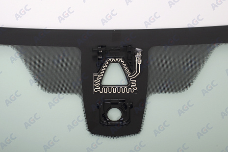 Фото MGC BMW X3 F25 2012-2017 Стекло ветровое Зеленое + Шумоизоляция -Кам.трапеция -ДД -HUD -VIN- Изм.шелк + Доп.обор