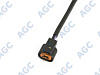Фото MGC HYUNDAI i40 2011- Стекло ветровое Зеленое/Голубая полоса + Solar control -С обогревом зоны дворников-ДД-Датч.влажн-VIN