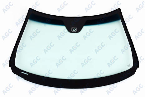 Фото MGC VOLVO XC90 2002- Стекло ветровое Зеленое/Голубая полоса + Solar control -ДД-VIN-Инкапс- Изм.шелк