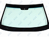 Фото MGC HYUNDAI SANTA FE 2012-2018 Стекло ветровое Зеленое/Голубая полоса + Шумоизоляция -VIN