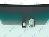 Фото MGC TOYOTA LANDCRUISER 150 PRADO 2009- Стекло ветровое Зеленое/Зеленая полоса + Шумоизоляция -С обогревом зоны дворников-ДД-Инкапс-Изм.шелк