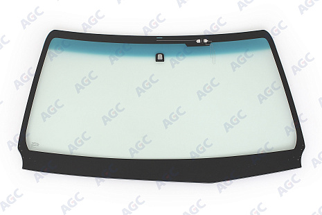 Фото MGC TOYOTA HI-LUX/FORTUNER 2015- Стекло ветровое Зеленое/Зеленая полоса + Solar control - Ант (без скобы)