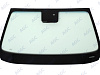 Фото MGC GEELY ATLAS PRO 2021/ BELGEE X70 2024- Стекло ветровое Зеленое - Solar Control - С обогревом зоны дворн - ДД - VIN - Инкапс