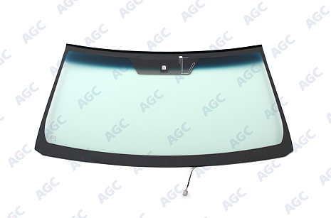Фото MGC TOYOTA LANDCRUISER 150 PRADO 2009- Стекло ветровое Зеленое/Голубая полоса + Шумоизоляция -Ант-С обогревом зоны дворников-Инкапс