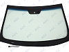 Фото MGC HYUNDAI i40 2011- Стекло ветровое Зеленое/Голубая полоса + Solar control -С обогревом зоны дворников-ДД- Без Датч.влажн-VIN