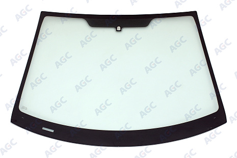 Фото MGC FORD FIESTA V 2002-2008 Стекло ветровое Зеленое - Solar control -VIN