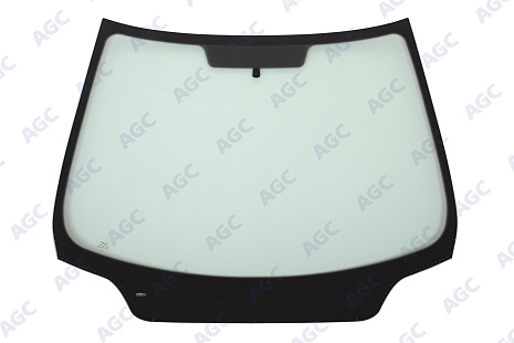 Фото NDG PEUGEOT 307 2001- Стекло ветровое Зеленое - Solar control -VIN (без молдинга)