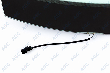 Фото MGC HYUNDAI iX55 2009- Стекло ветровое Зеленое/Голубая полоса + Solar control -С обогревом зоны дворников