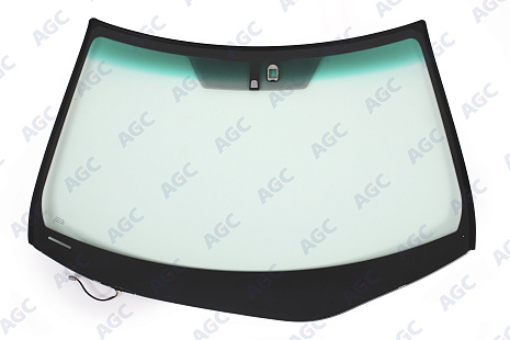 Фото MGC LEXUS RX 270/350/450h 2009- Стекло ветровое Зеленое/Зеленая полоса - С обогревом зоны дворников-ДД-VIN-Инкапс