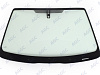 Фото NDG FORD FOCUS I 2001-2005 Стекло ветровое Зеленое - Solar Control -С полным Обогревом-VIN (без молдинга)