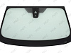 Фото MGC BMW X4 F26 2014- Стекло ветровое Зеленое - Solar control - Кам.трапеция -ДД- HUD- VIN