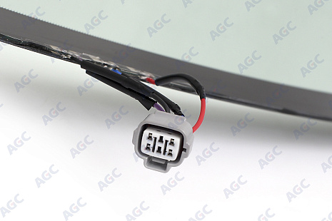 Фото MGC TOYOTA LANDCRUISER J200 2015- Стекло ветровое Зеленое/Голубая полоса + Шумоизоляция -С полным обогревом+зоны дворников-Изм.ДД-VIN- Изм.шелк