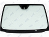 Фото NDG NISSAN NOTE 2006- Стекло ветровое Зеленое - Solar control -Место для ДД-VIN- Изм.шелк (Без молдинга)