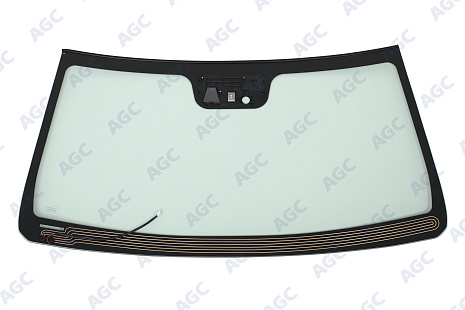 Фото MGC БЕЗ РГ! HAVAL H9 2015- Стекло ветровое Зеленое - Solar Control- С обогревом зоны дворн - ДД- VIN - Инкапс
