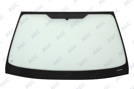 Фото NDG FORD MONDEO 2007- Стекло ветровое Зеленое - Solar Control -VIN - Ниж.молдинг