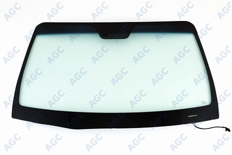 Фото MGC HYUNDAI SANTA FE 2006- Стекло ветровое Зеленое/Голубая полоса -С обогревом зоны дворников-ДД-VIN- Изм.шелк