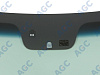 Фото MGC KIA OPTIMA 2013- Стекло ветровое Зеленое/Голубая полоса + Solar control -С обогревом зоны дворников -Изм.дд-Датч.влажн-VIN Изм.шелк